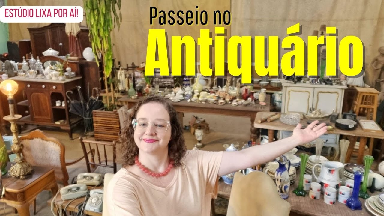 Móveis, Antiguidades e Cerâmica! Tour em LOJA Bacana #antiquario #antigos #cerâmica #moveis