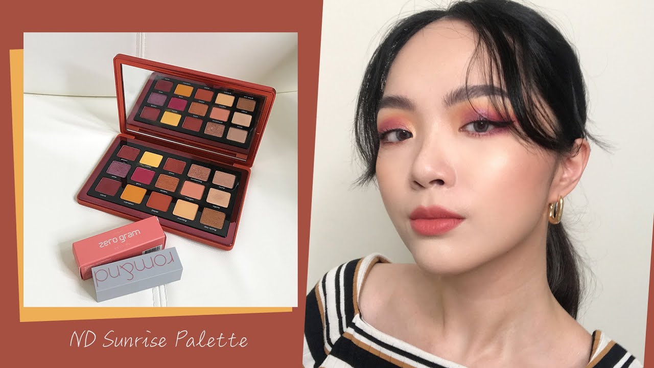 GRWM🌅眼妝詳細解說版:ND最值得入手的眼影盤？Natasha Denona Sunrise Palette、Dior 專業後台打亮腮紅盤刷色＋心得｜tang_ful