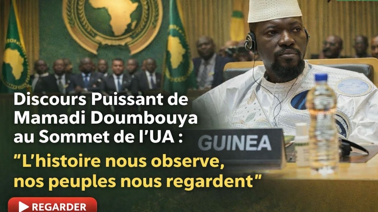 Mamadi Doumbouya au 39e Sommet UA : Un appel fort à l’unité et à la souveraineté africaine