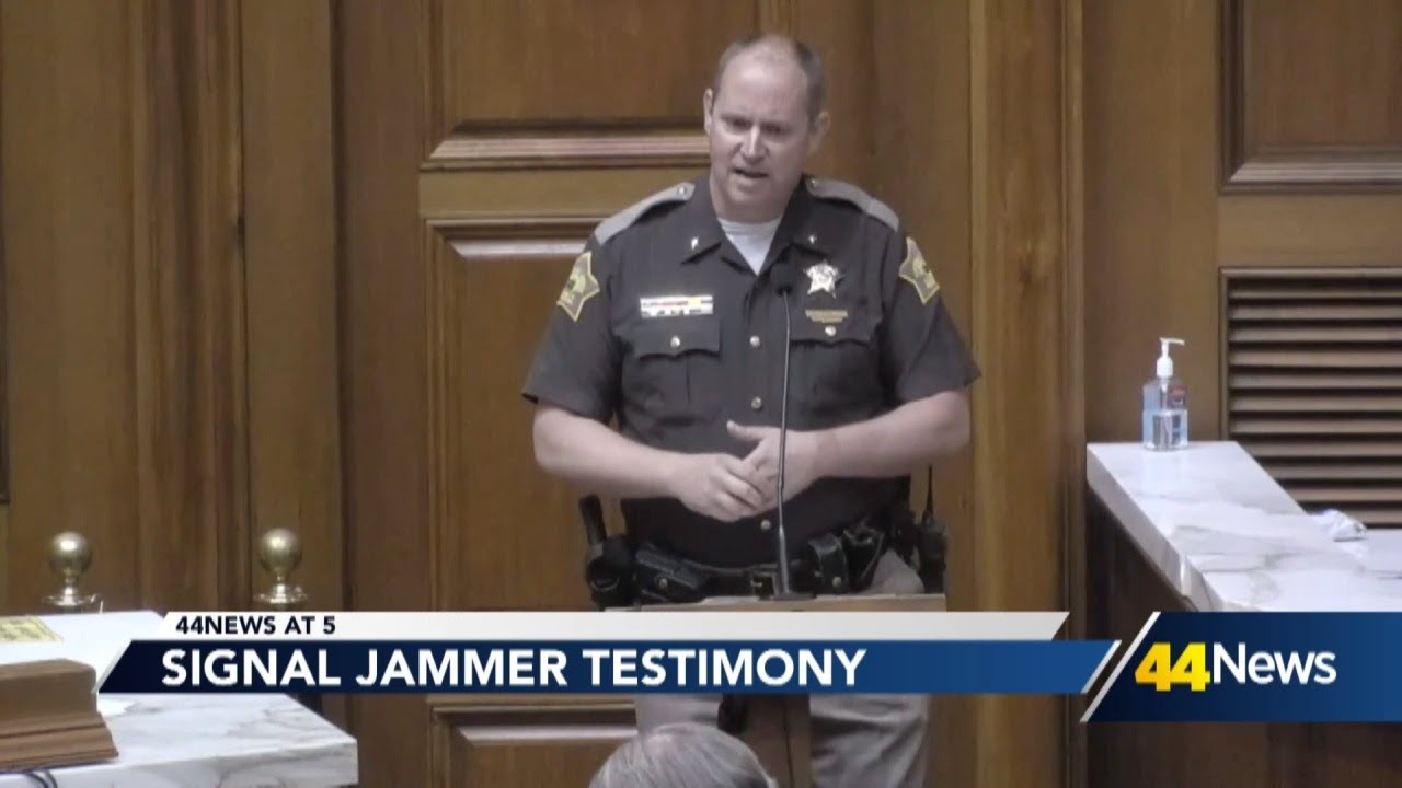 "Signal Jammer" testimony by Sheriff Noah Robinson