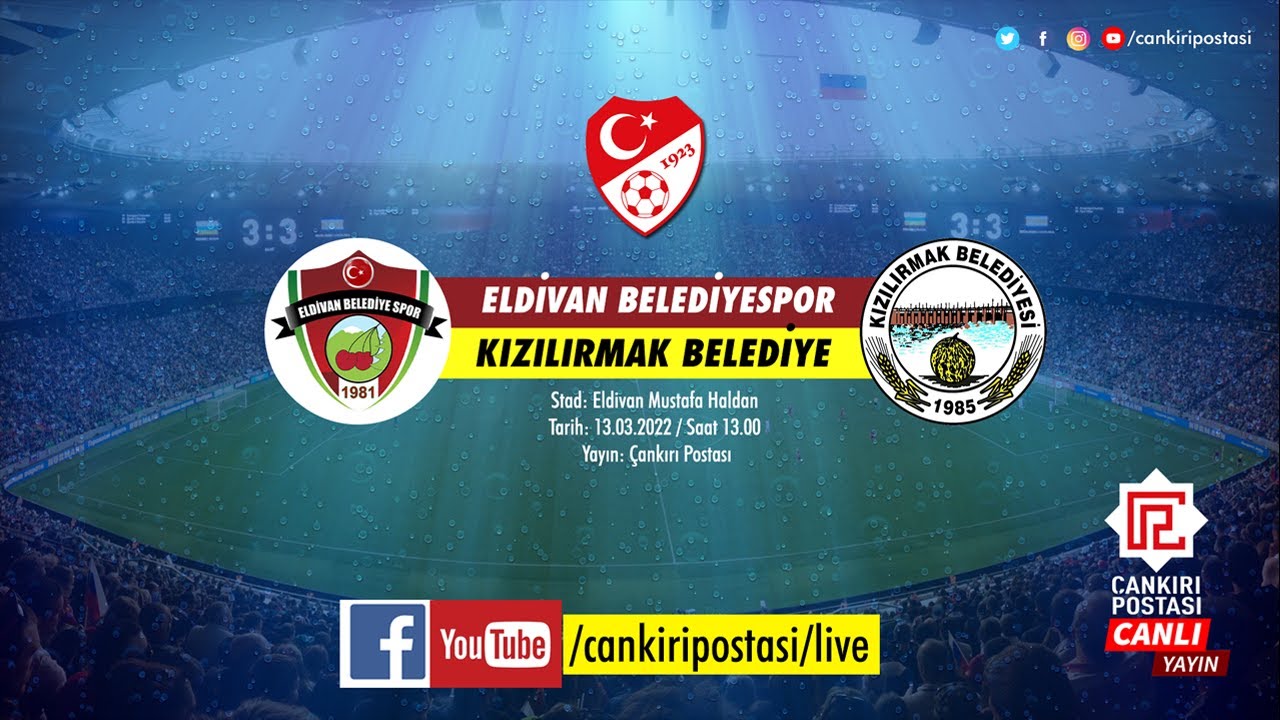 🔴 ELDİVAN BELEDİYESPOR  & KIZILIRMAK BELEDİYESPOR| CANLI 📡