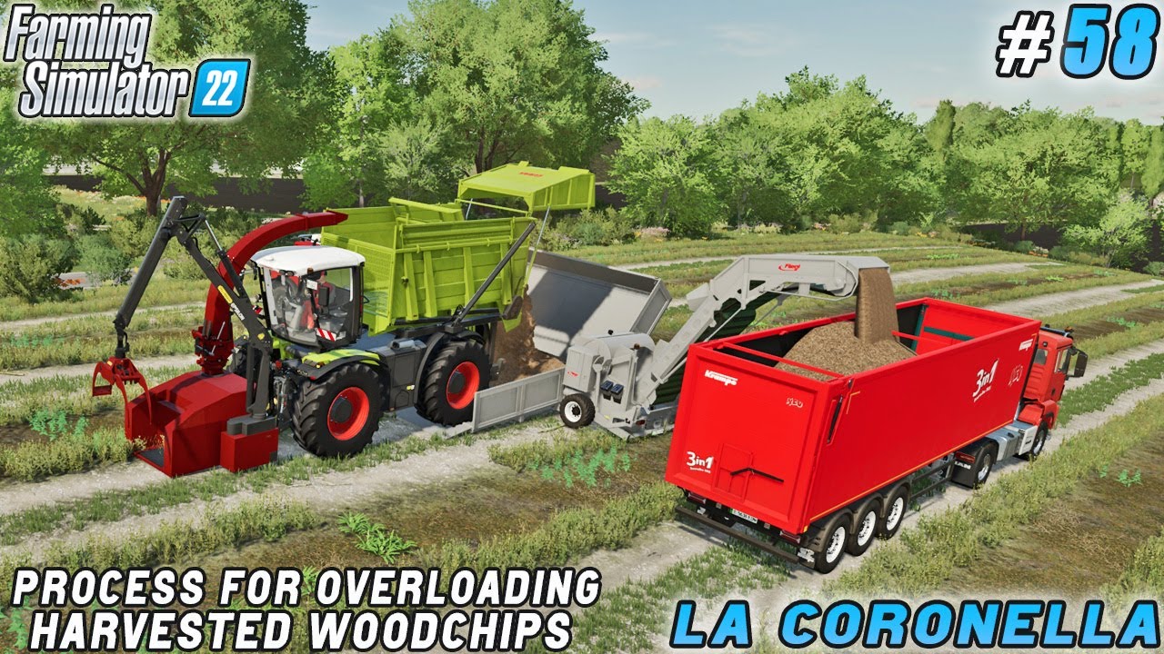 Latest Technology in Timber Chip Extraction for Pellet Production | La Coronella Farm | FS 22 | #58