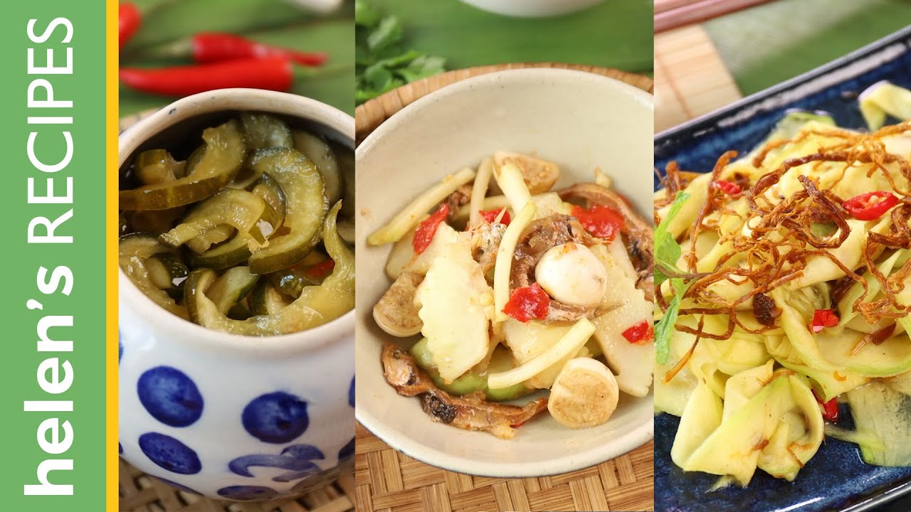 Vietnamese Pickled Vegetables in Fish Sauce - Các Món Dầm Mắm | Helen's Recipes