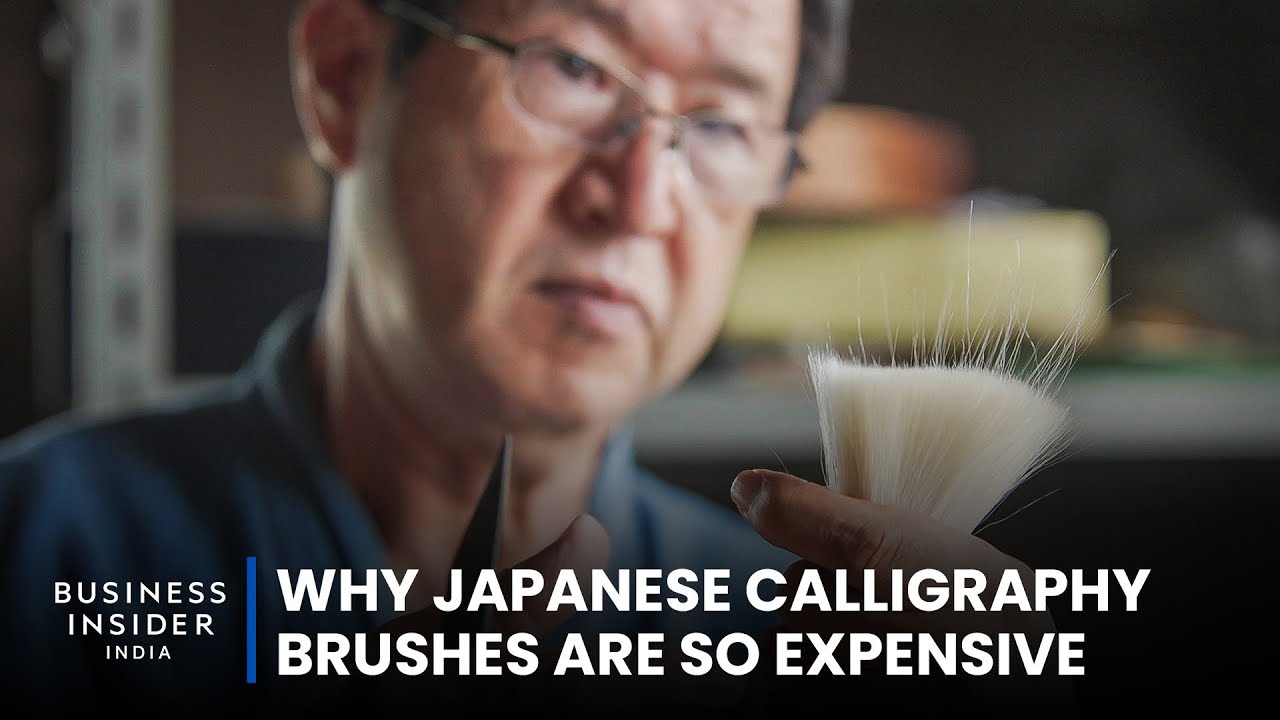 Why Japanese Calligraphy Brushes Are So Expensive | So Expensive