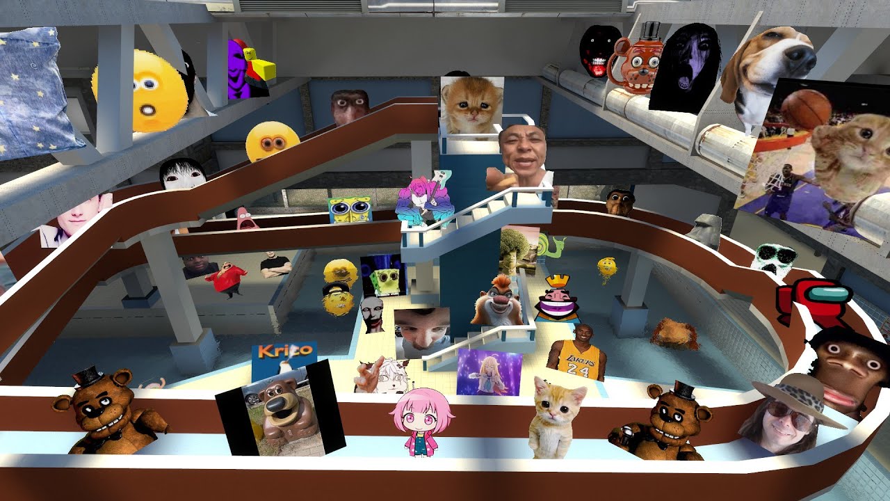 Нико и его Nextbots против меня в моде 