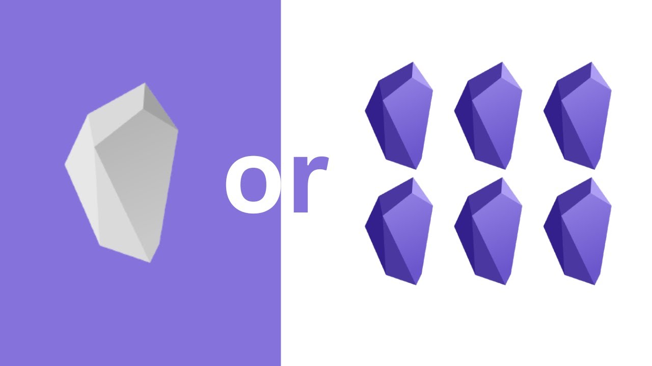 Стоит ли использовать несколько хранилищ в Obsidian?