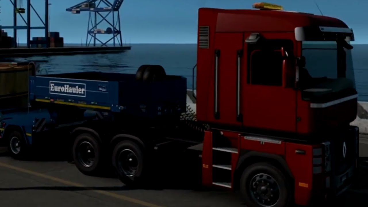 Euro Truck Simulator 2: Special Transport - Renualt Magnum - High Tech Device - Naples to Terni