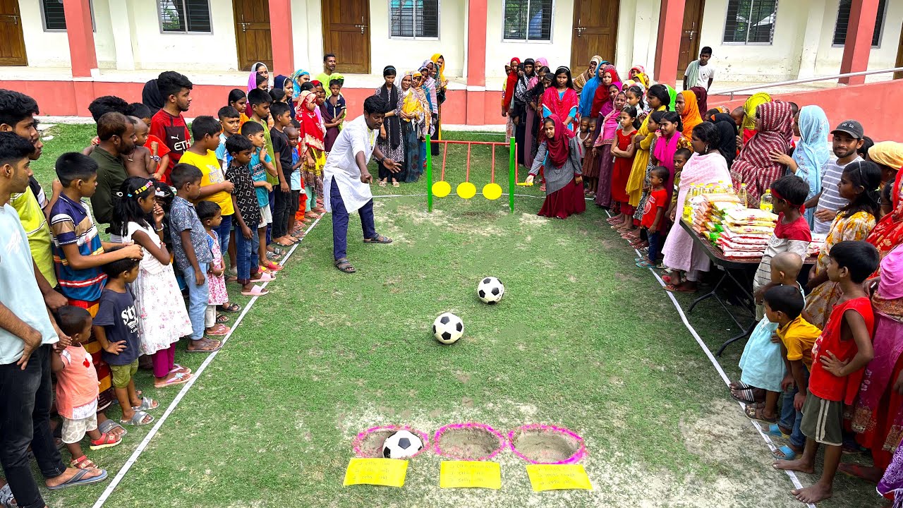 আজব খেলায় পুরস্কারের ছড়াছড়ি , তিন বলের খেলায় কে বেশি পুরস্কার জিততে পারে শেষ পর্যন্ত দেখুন !