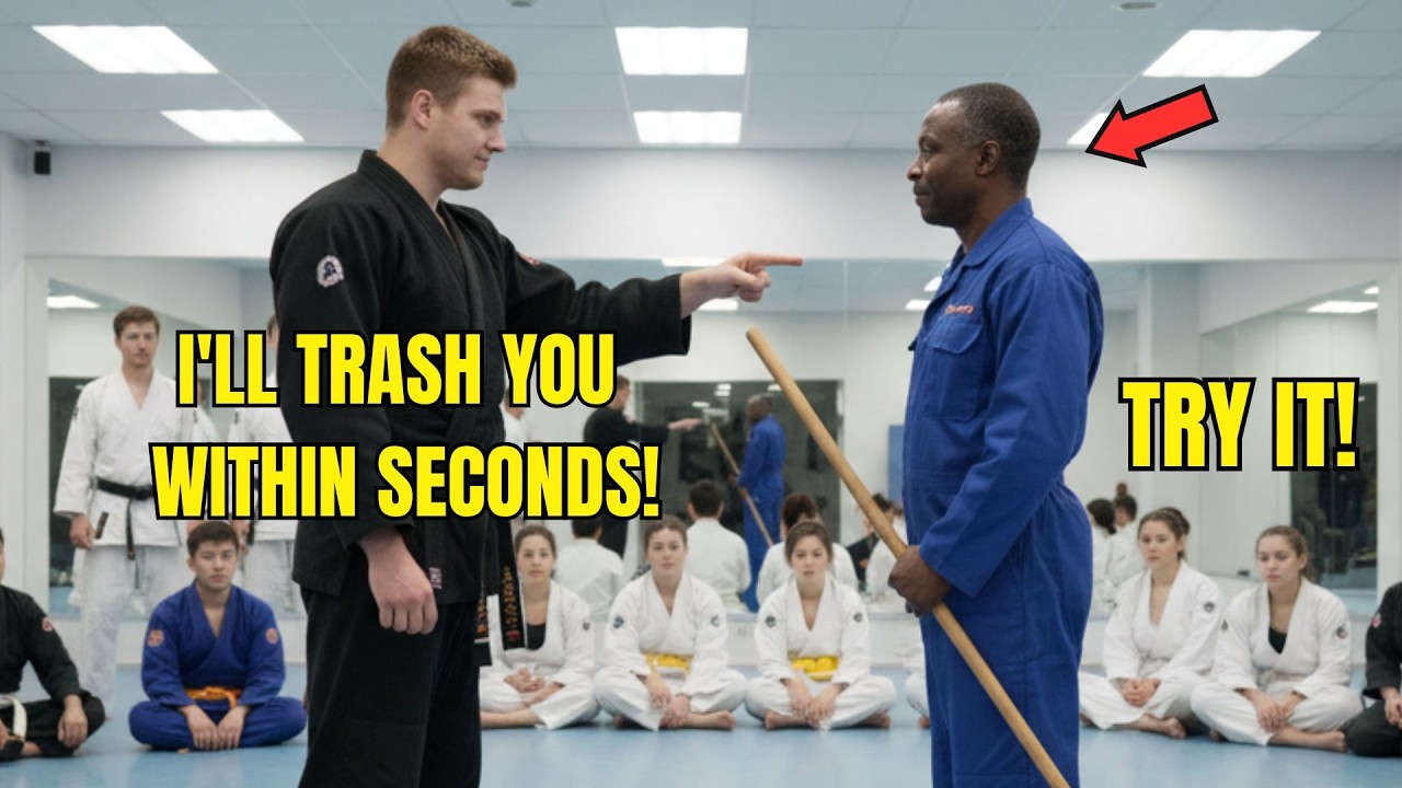 Black Belt MOCKS A Black Janitor To Spar ‘For Fun’ — Minutes later, The Whole Dojo is Left SPEECHLES
