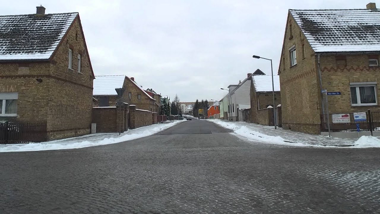 Impressionen: Stadtfahrt durch Lauchhammer