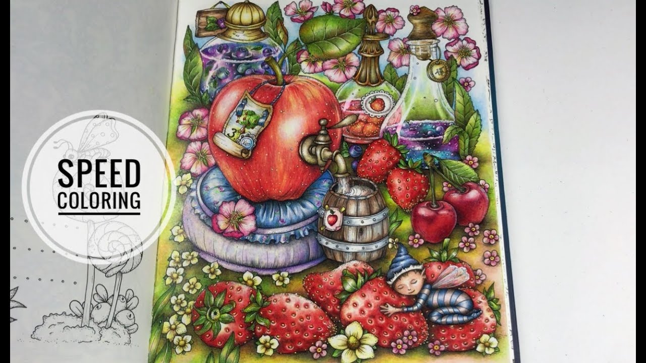 SPEED COLORING: Fairy Potions | Fairy Miracles Coloring Book