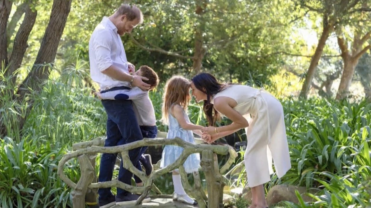 Prince Harry and Meghan Markle share rare family Christmas photo