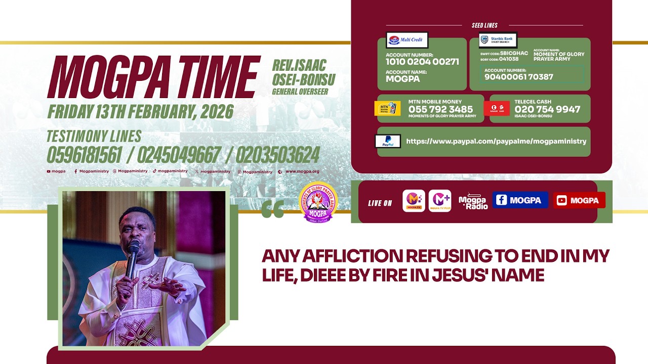 AFFLICTION! YOUR END IS NOW || MOGPA TIME WITH REV O B || 13- 02 - 2026