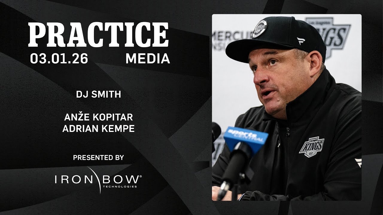 MEDIA: Anže Kopitar, Adrian Kempe, and DJ Smith | 03.01.26