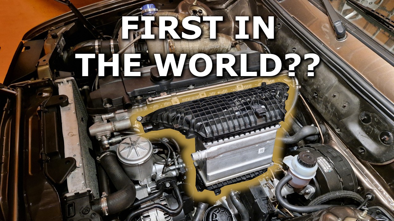 S58 intake swapping my BMW E30