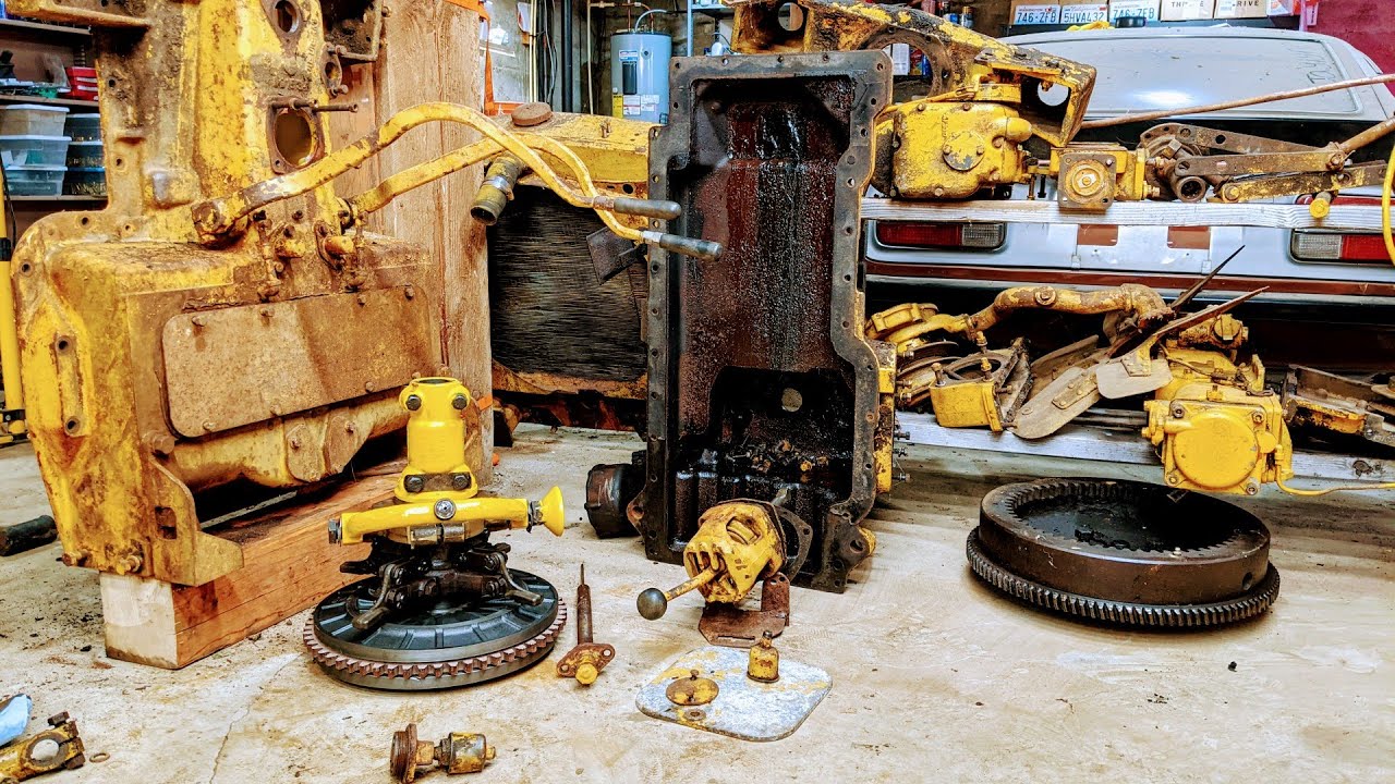 Ремонт сцепления на Caterpillar D4-7U