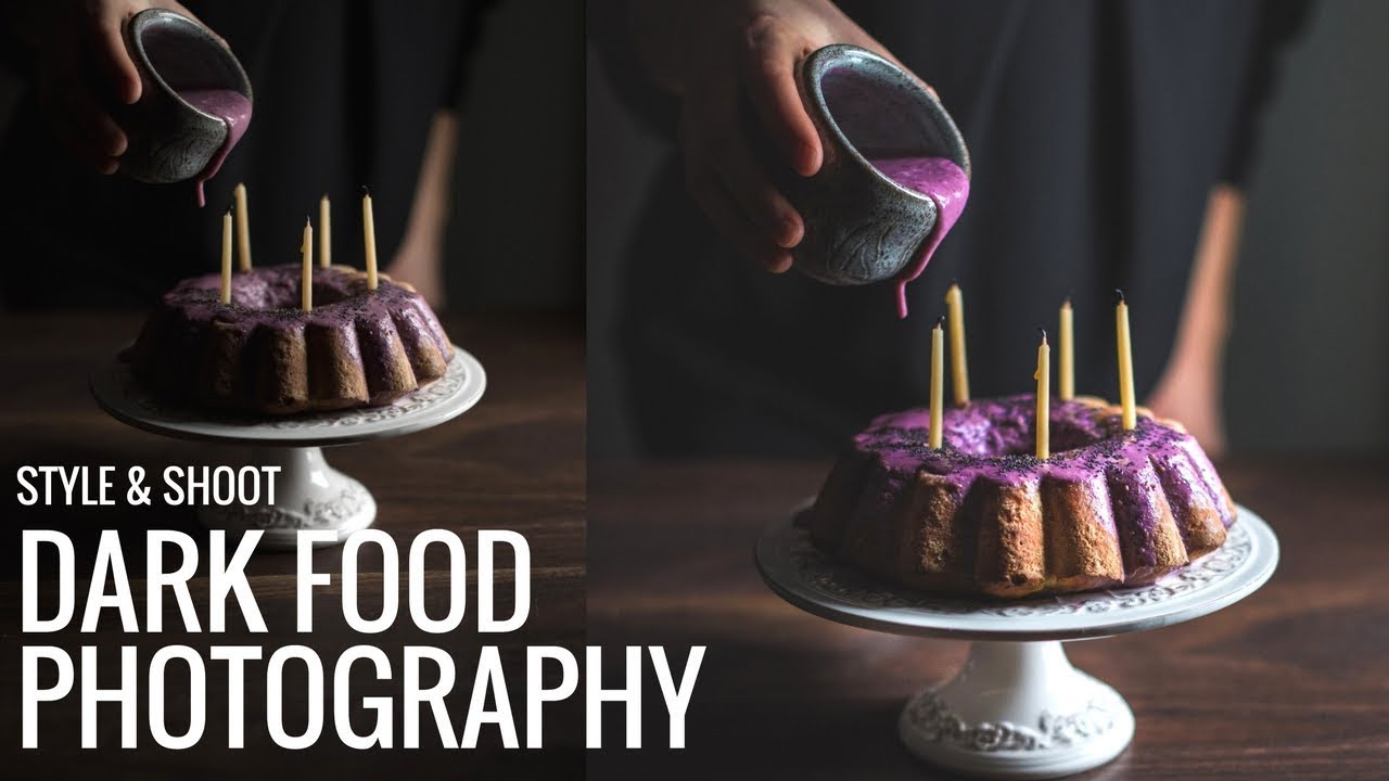 How to style and shoot dark/moody food photography