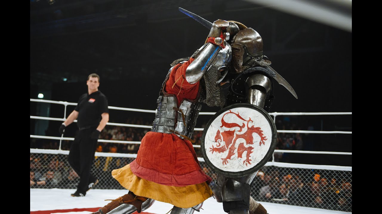 Knights fighting - Evgeniy Bedenko vs. Ivan Vasilev, M-1 Medieval  - M-1 Challenge 56, Moscow