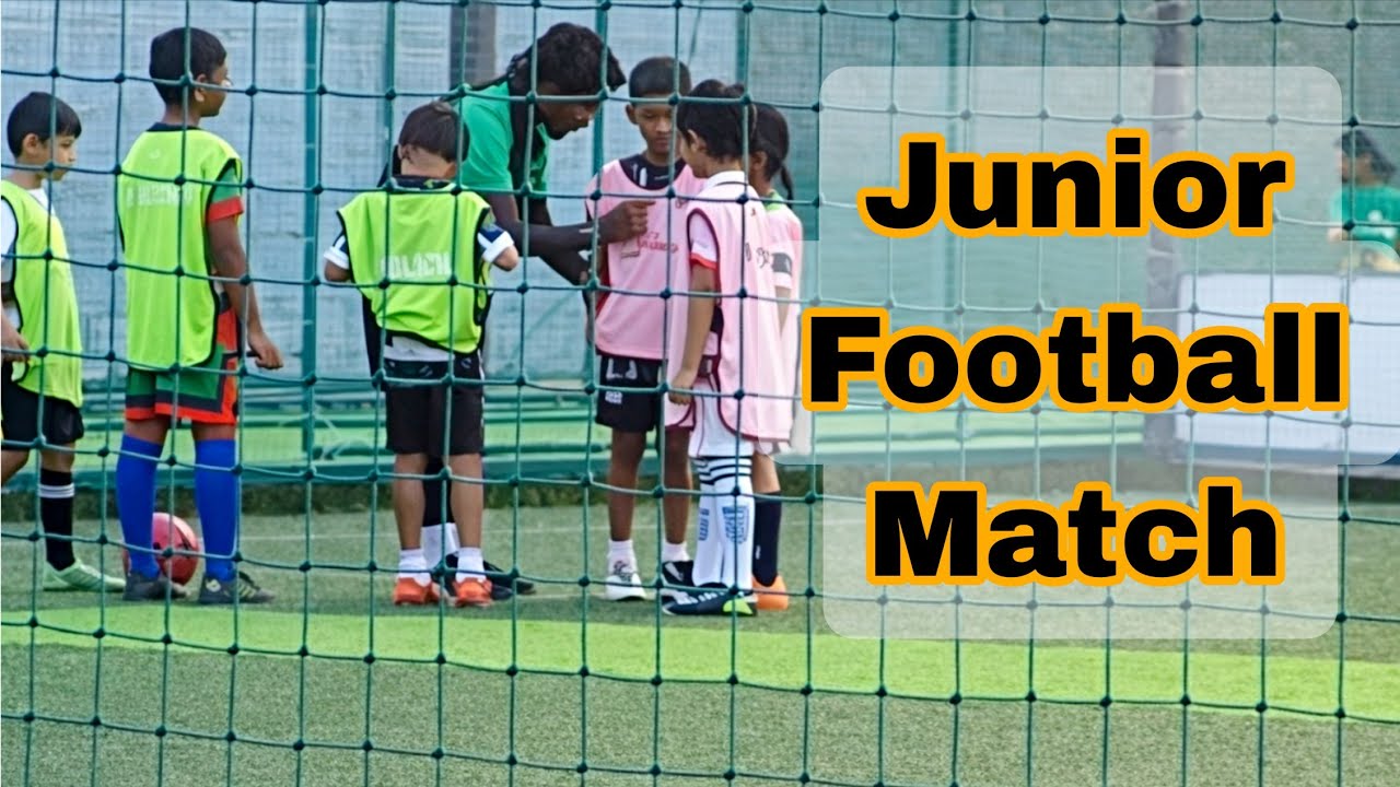Kids Football Match in Training Centre #football #match #junior @doodle-c1y 