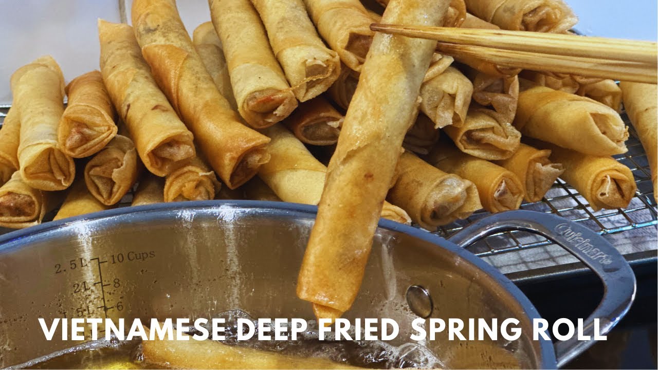 Crunchy Fried Spring Rolls (CHAGIO) Recipe | Ti's kitchen's