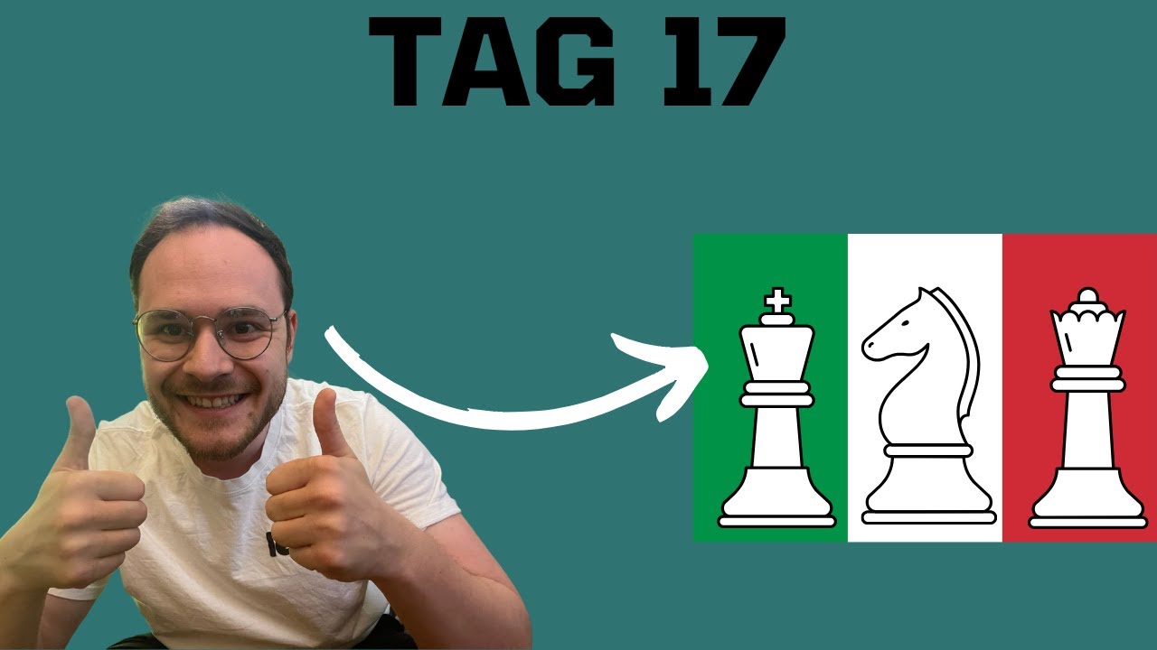 Ich spiele jeden Tag Schach bis 2200 ELO - Tag 17