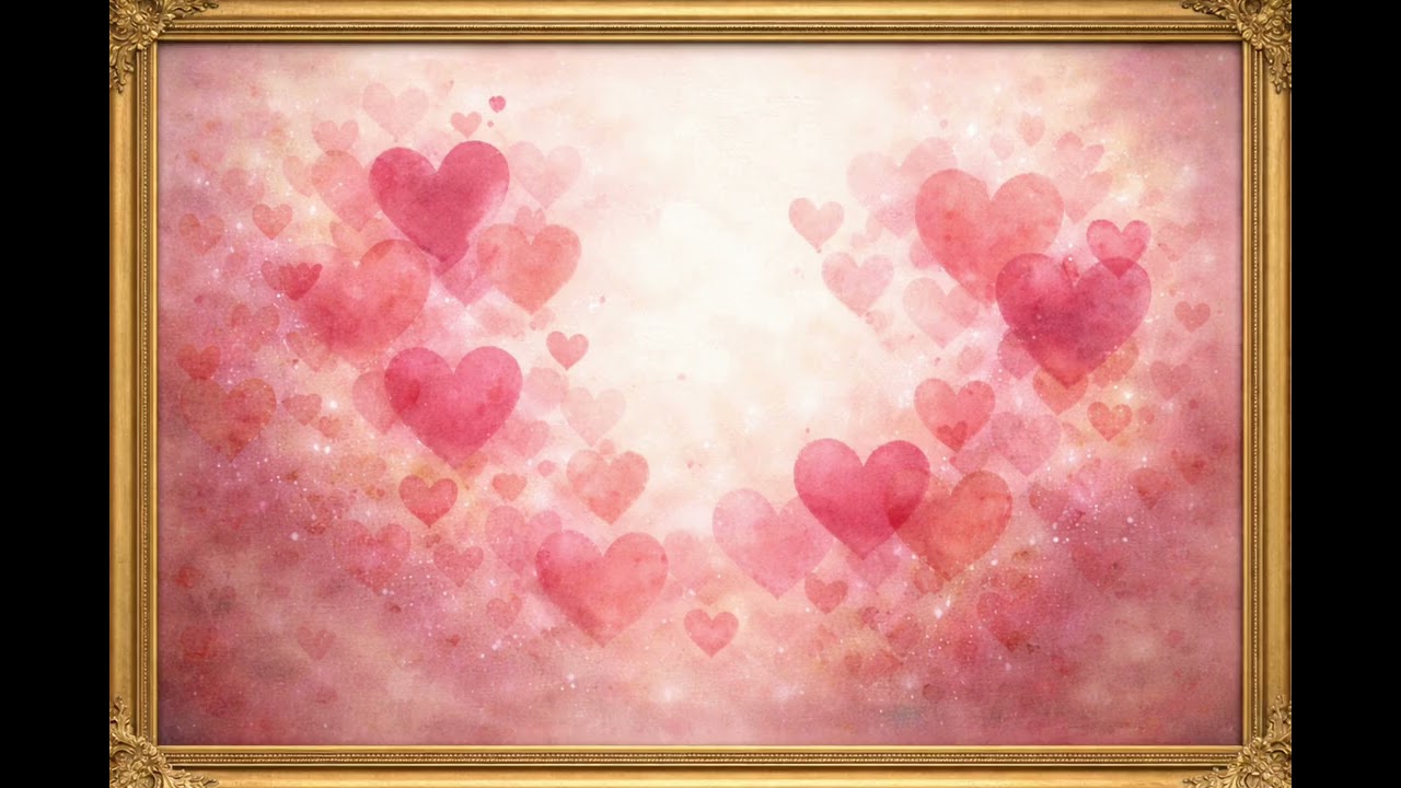 Valentine’s Day Framed Art | Romantic Still Artwork | 5 Hours | 4K TV Wallpaper