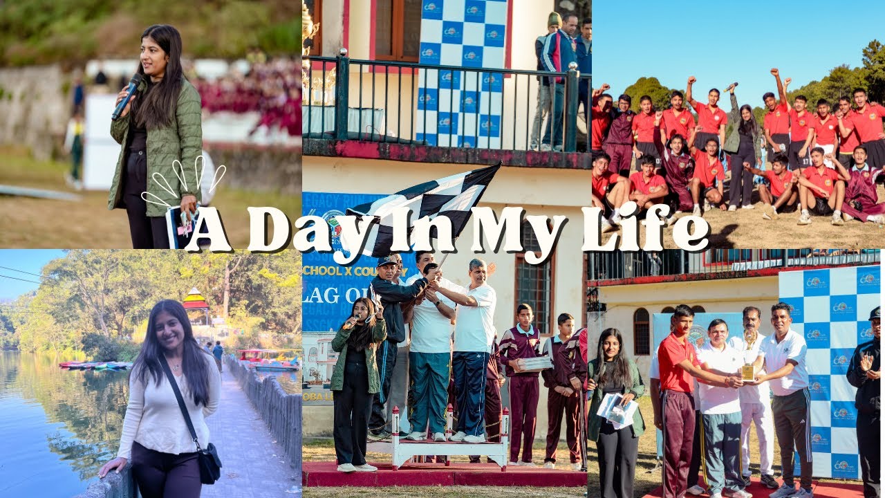A Day in My life As An Anchor | Sainik School Ghorakhal Interschool X country run