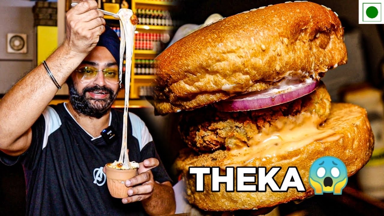 Theke पर मिलता Under 60/- Rs Cheesy Kulhad Pizza, Desi Burger