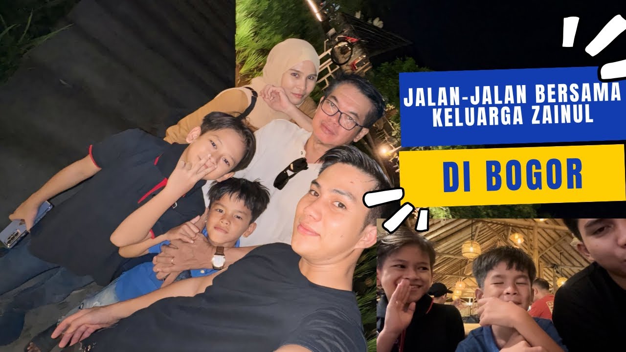 Jalan-jalan Bersama Keluarga Zainul di Bogor sambil Tebak-tebakan