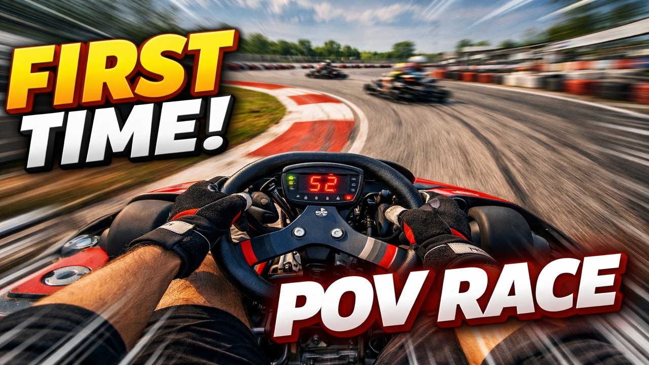 Beginner’s First Go Kart Drive POV | Real Track Experience