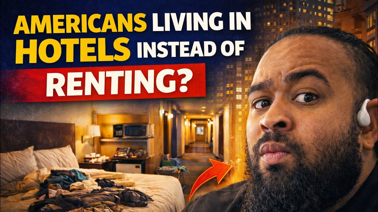 Americans Are LIVING in Hotels Because Rent is IMPOSSIBLE reaction
