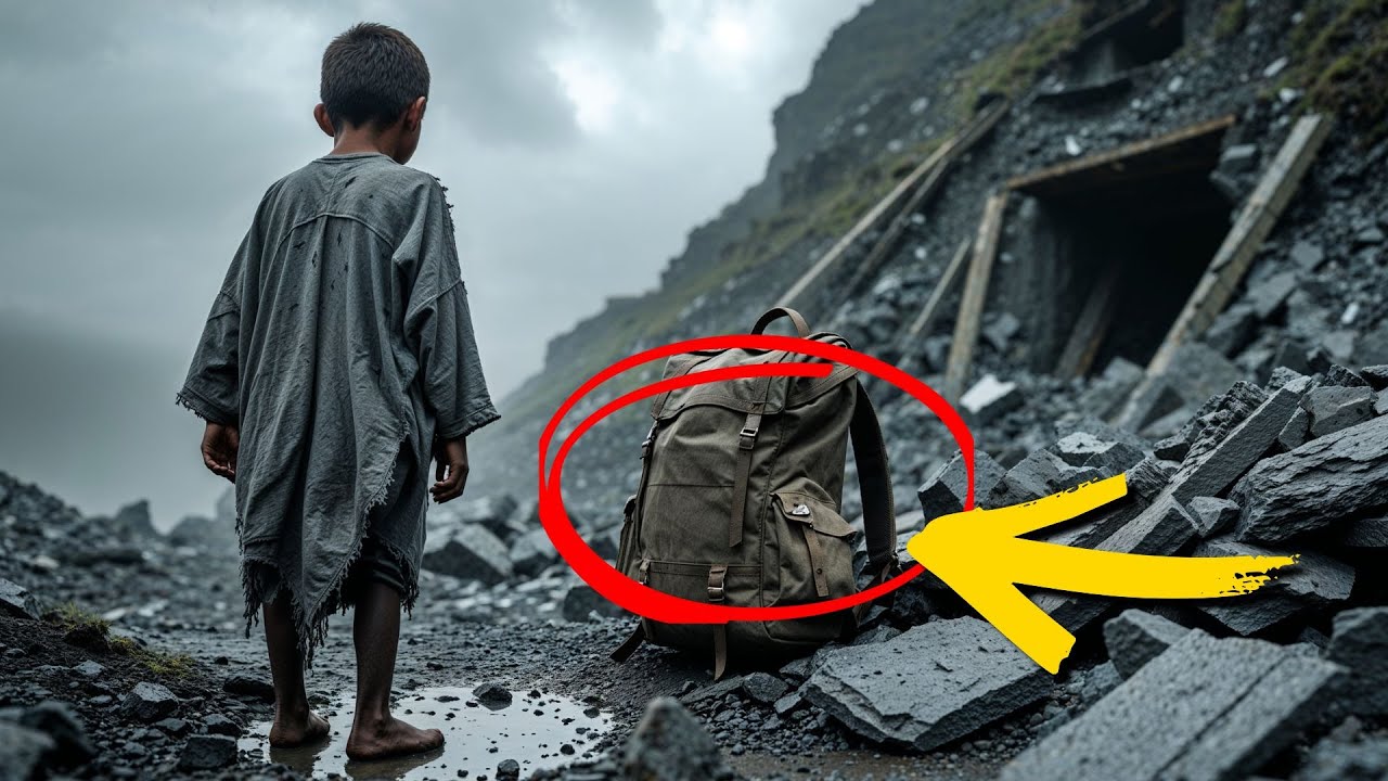 NO ONE WENT NEAR THE COLLAPSED MINE — BUT THE BOY HEARD CRYING AND FOUND A FULL BACKPACK...
