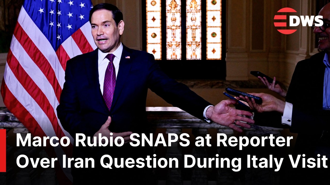 FULL PRESSER: U.S. Secretary Rubio in Italy | Heated Iran Clash, Pope Meeting & NATO Questions |AC1E