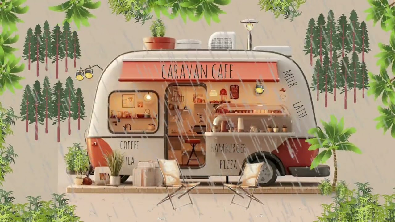 KARAVAN CAFEDE YAĞMUR YAĞARKEN