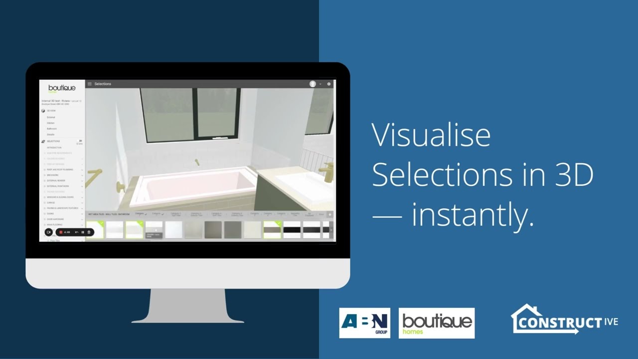 Constructive Software 3D Selections - Boutique Homes (ABN Group - Victoria)