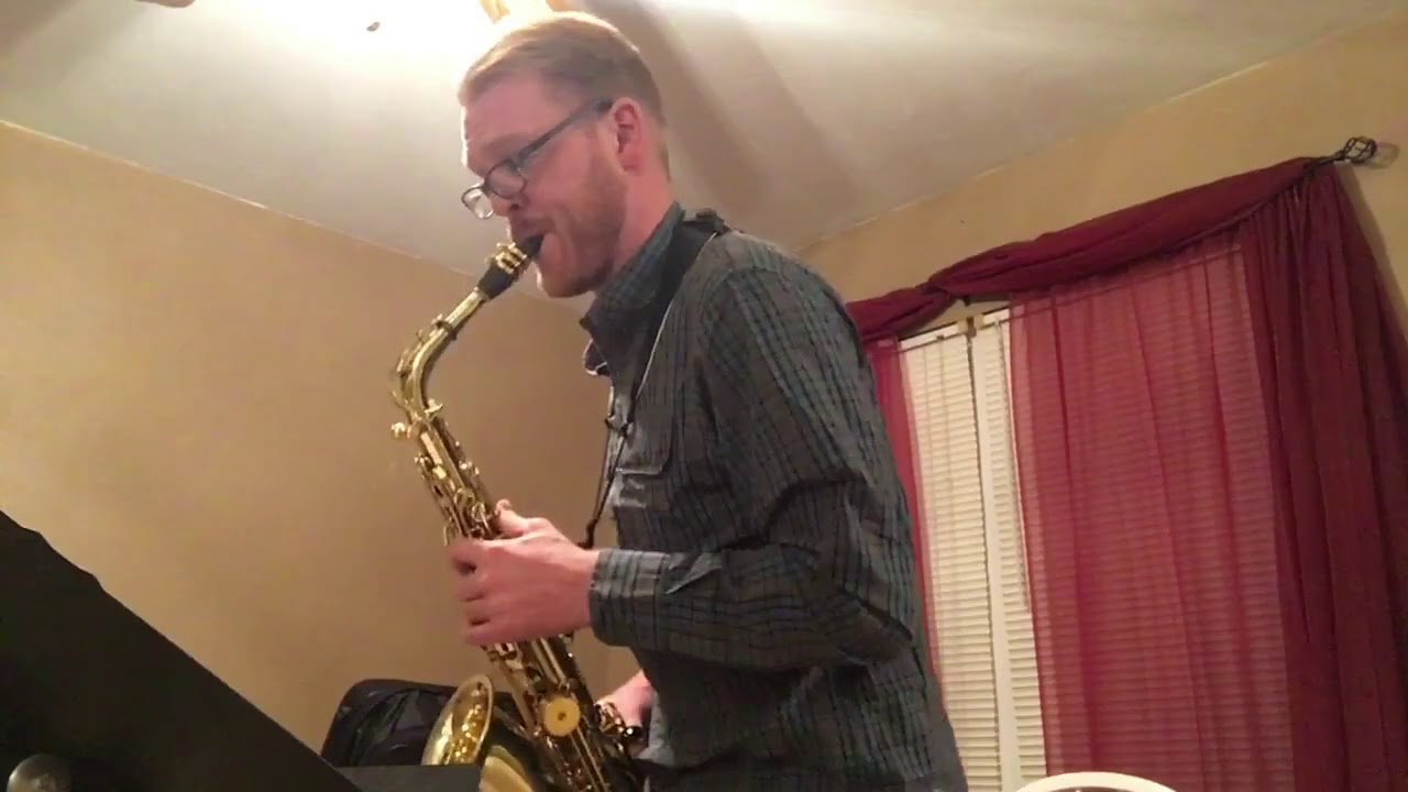 Ferling Etude No. 5 || James Barger, Saxophone