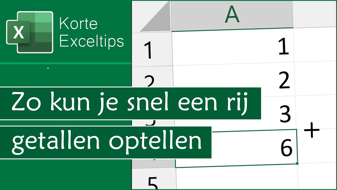 Zo kun je snel een rij getallen optellen