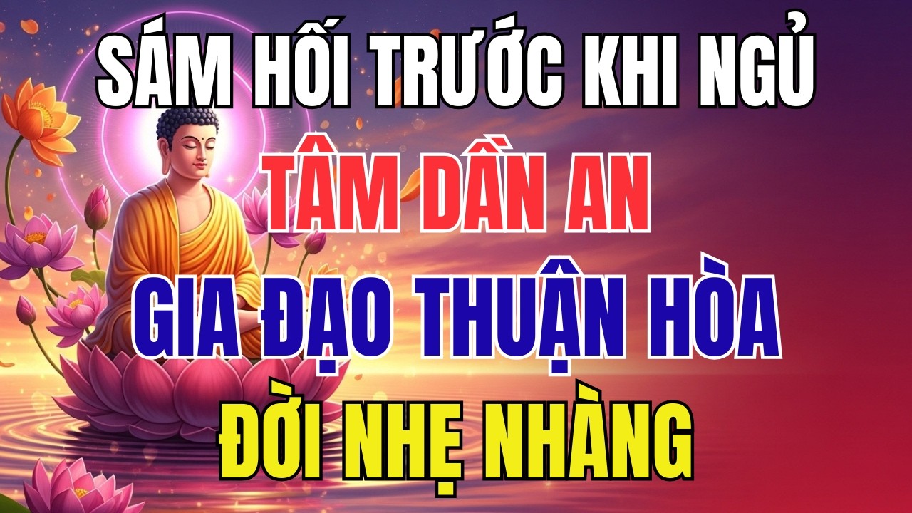 Sám Hối Trước Khi Ngủ – Tâm Dần An, Gia Đạo Hòa Thuận, Đời Nhẹ Nhàng
