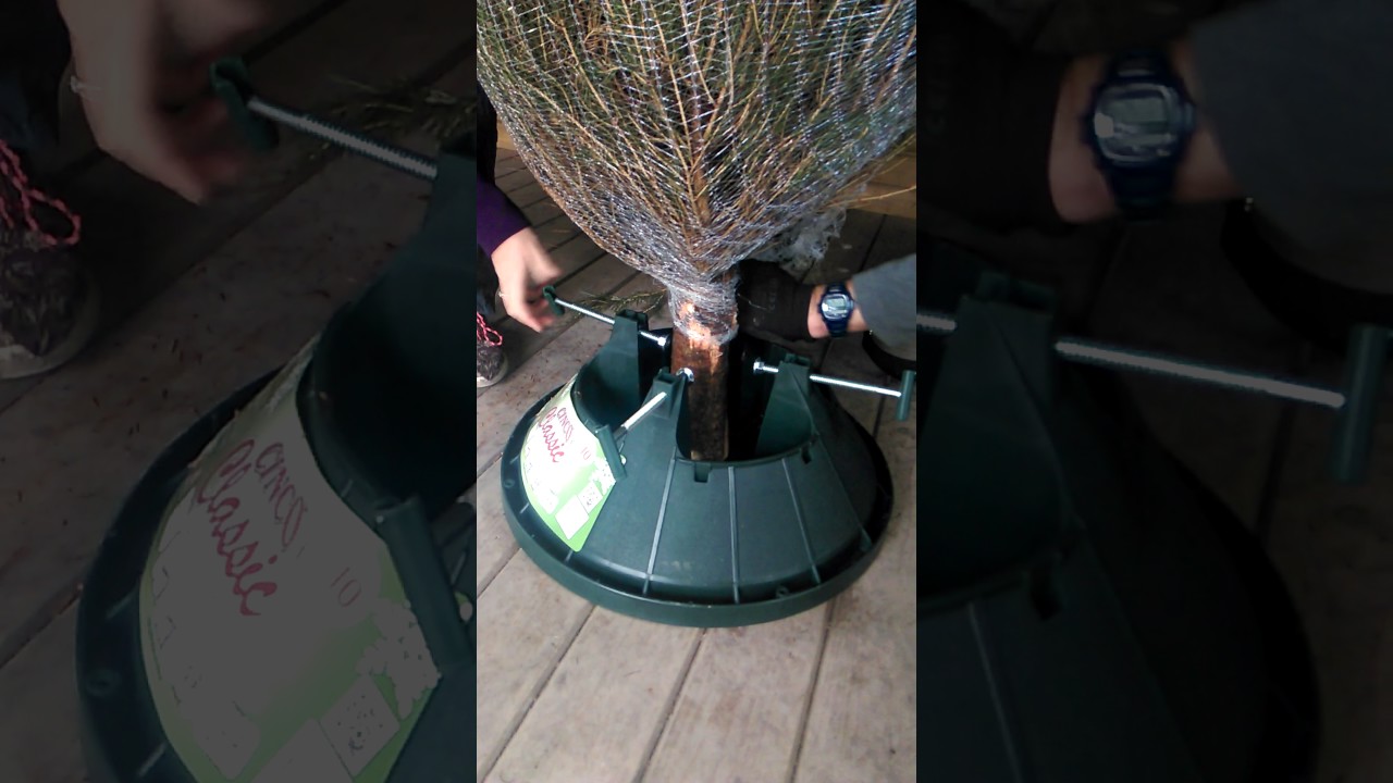 The easy way to put up a Christmas Tree