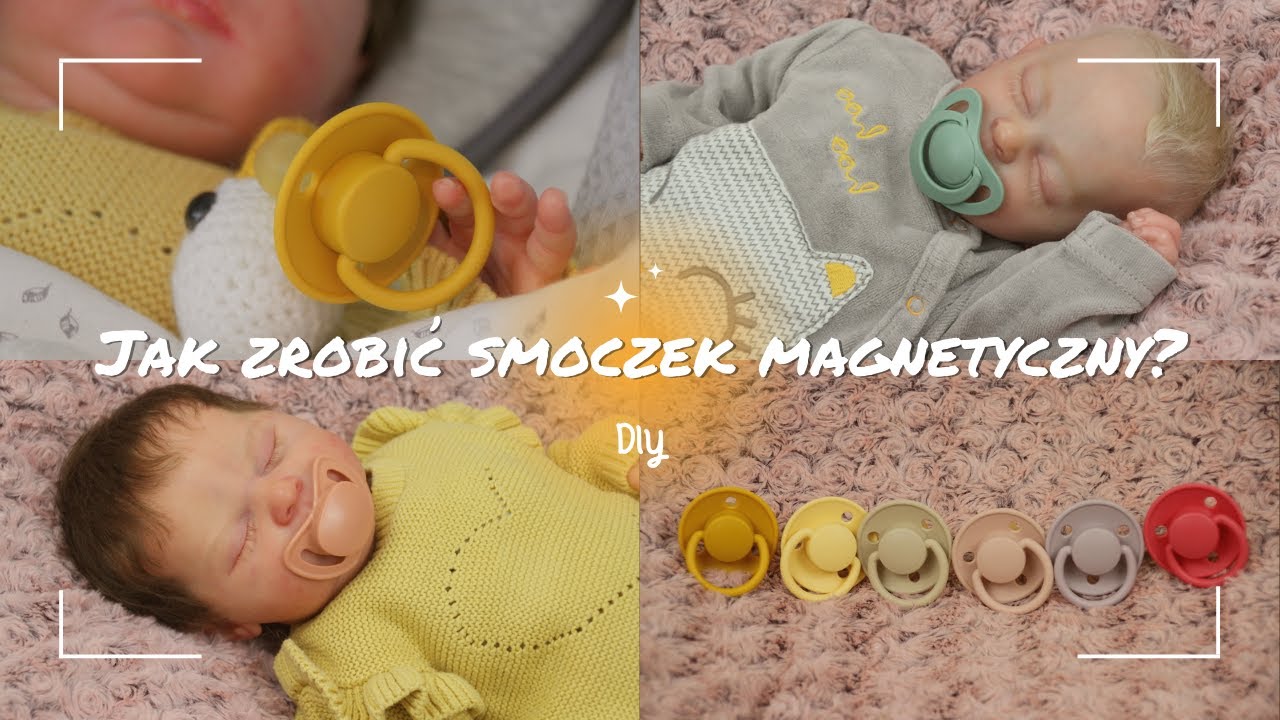 Odc. 143 Jak zrobić smoczek magnetyczny dla lalek reborn? | Nasza kolekcja smoczków | Poradnik DIY