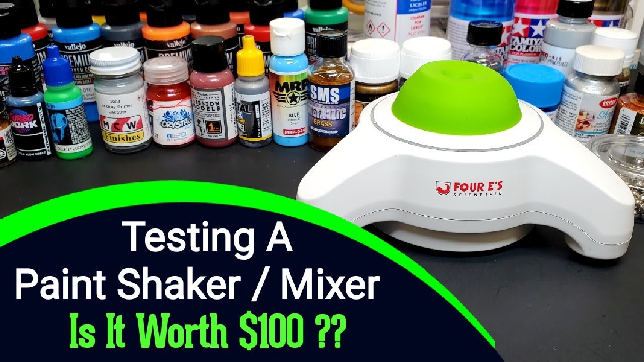 Testing A Paint Shaker / Mixer For Hobby Paints - Is It Worth $100 ??