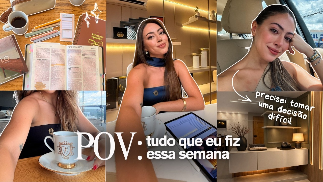 O que eu faço em uma semana (VIDA REAL): empresária, cristã, noiva, dona de casa...