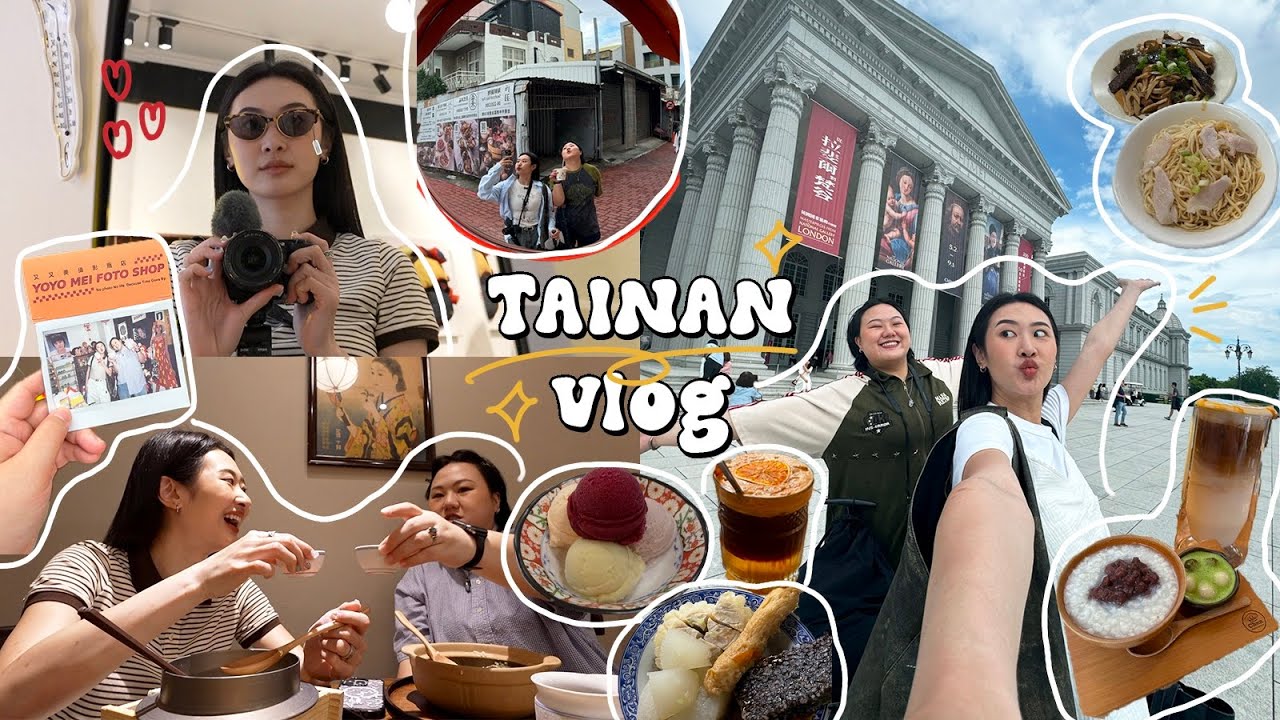 台南三天兩夜VLOG📟 吃不停! 古董眼鏡店/挖掘選物店/咖啡廳巡禮/必吃綿綿冰/質感文具店/扁魚汕頭爐/瘋狂撲空..😢