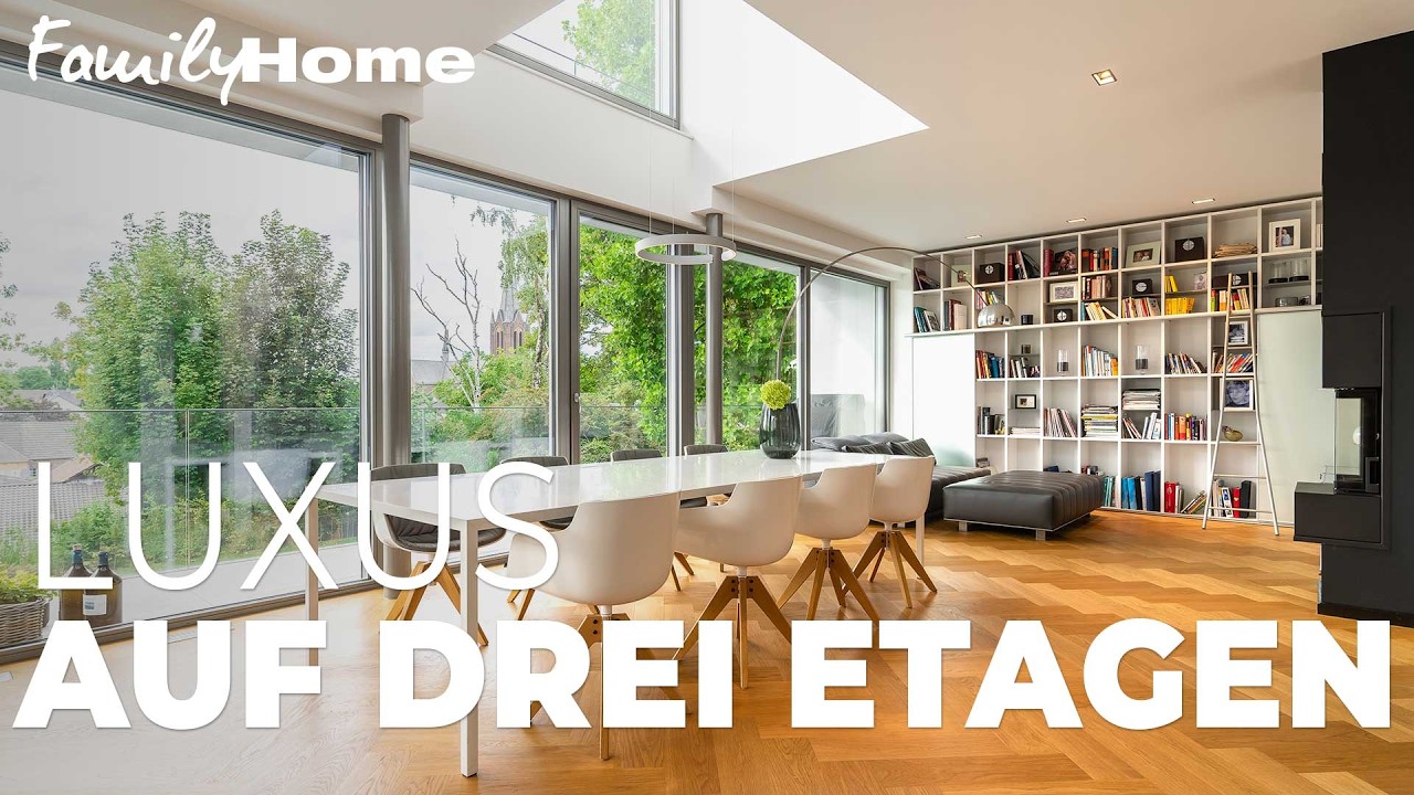 Familienoase mit Panoramablick - Das HAUS KUBOS von @FertighausKAMPA