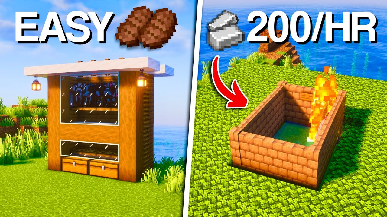 5 EASY Starter Farms for New Worlds in Minecraft