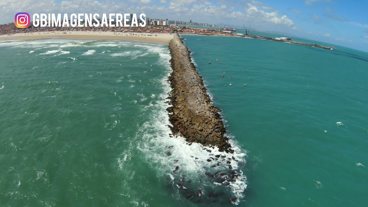 CONHEÇA A PRAIA DO TITANZINHO EM FORTALEZA FILMADO EM 4K