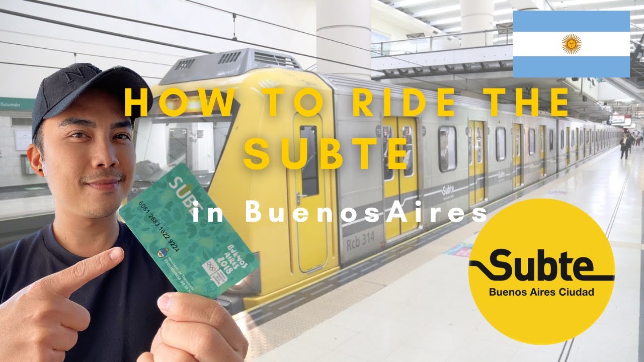 Argentina Vlog: Subway (Subte) Ride to Downtown Buenos Aires.