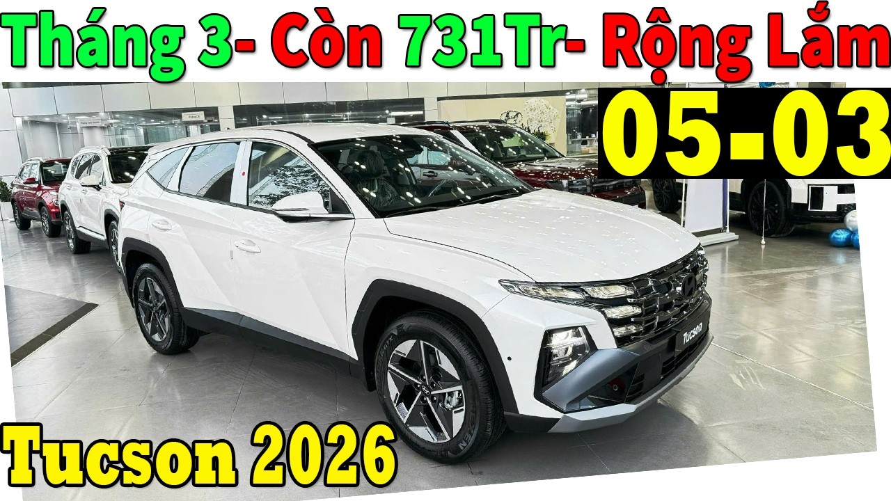 ✅Hơn 700Tr Lấy Hyundai Tucson Tháng 3 năm 2026, Rộng Hơn Cx5 Nhiều| Lăn Bánh Hyundai Tucson|Topcarvn