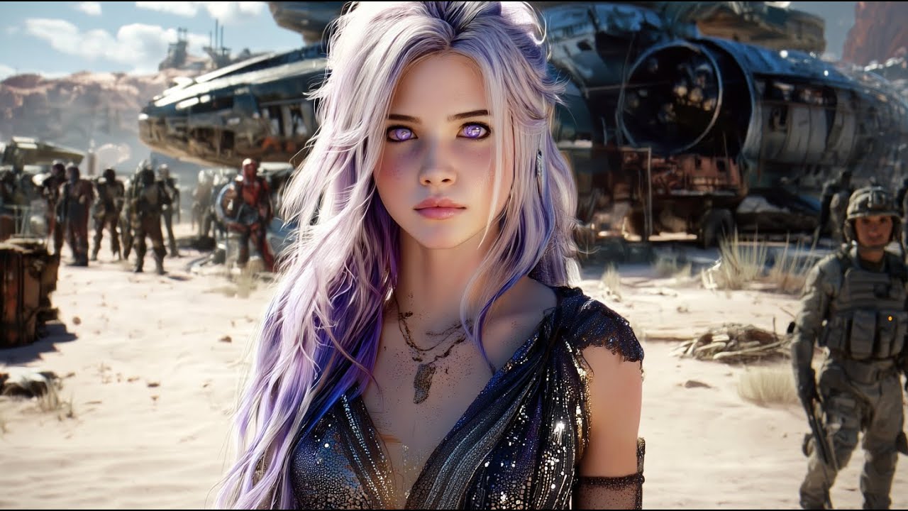 You Bought My Freedom… Now Take Me Too,” Whispered the Alien Princess Amid the Barren Warzone