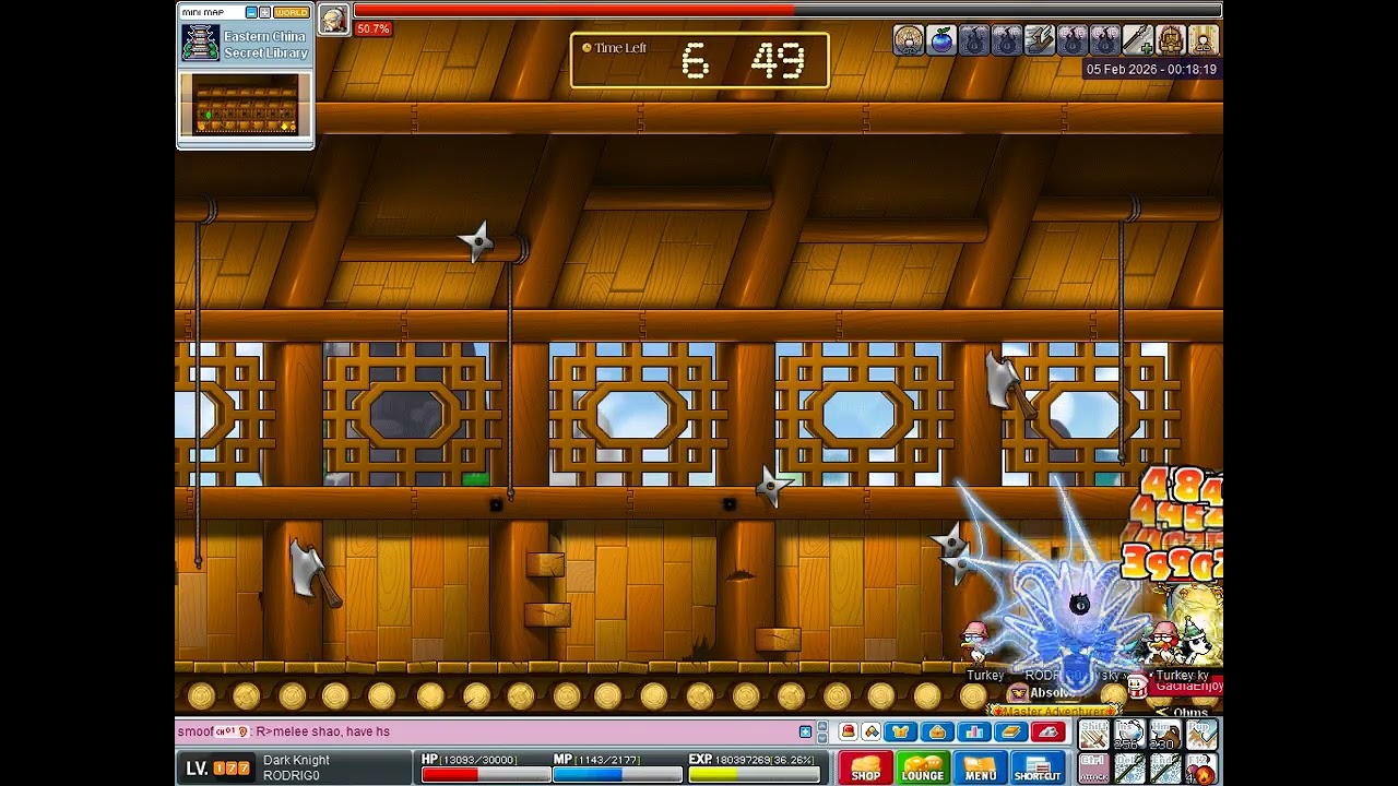 Level 177 Dark Knight & Shadower Defeating Shao - Maplestory